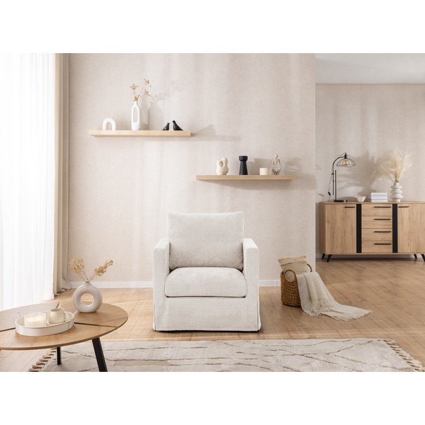 Poltrona color crema Paphos – Ropez-image-2