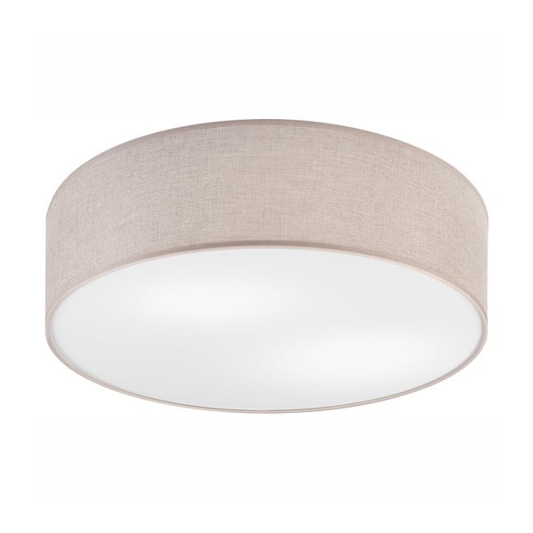 Lampada da soffitto grigio chiaro con paralume in tessuto ø 45 cm Vivian - LAMKUR