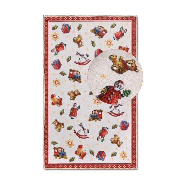 Tappeto rosso con motivo natalizio 50x80 cm Red Christmas - Villeroy&Boch