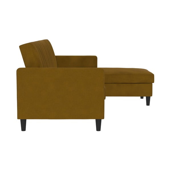 Divano letto giallo angolare Celine - Støraa-image-4