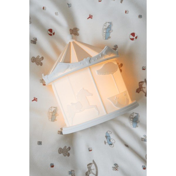 Luce notturna per bambini avorio Carousel Off-White – Cam Cam Copenhagen-image-1