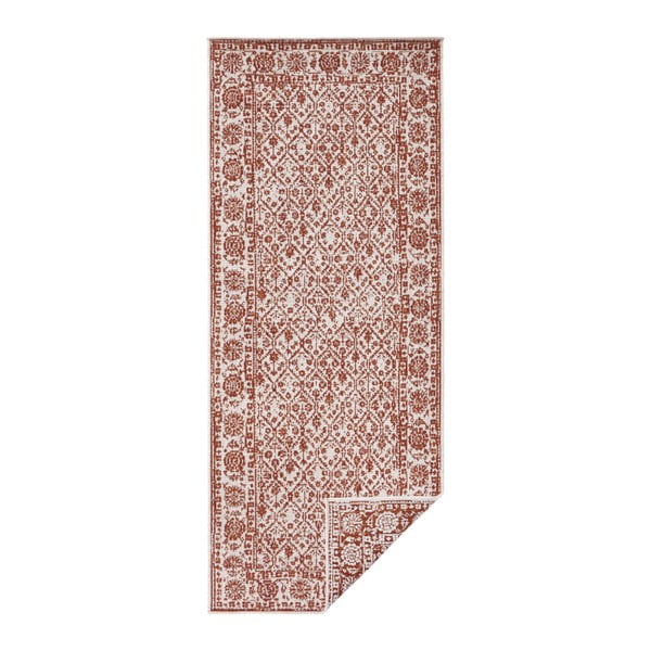 Tappeto da esterno reversibile a fantasia rossa bougari Curacao, 80 x 150 cm - Bougari-image-1