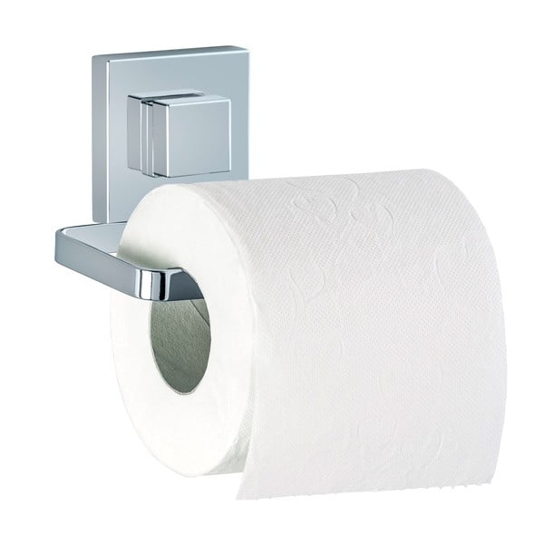 Supporto per carta igienica autoportante Vacuum-Loc Quadrio, capacità di carico fino a 33 kg Quadro - Wenko-image-2