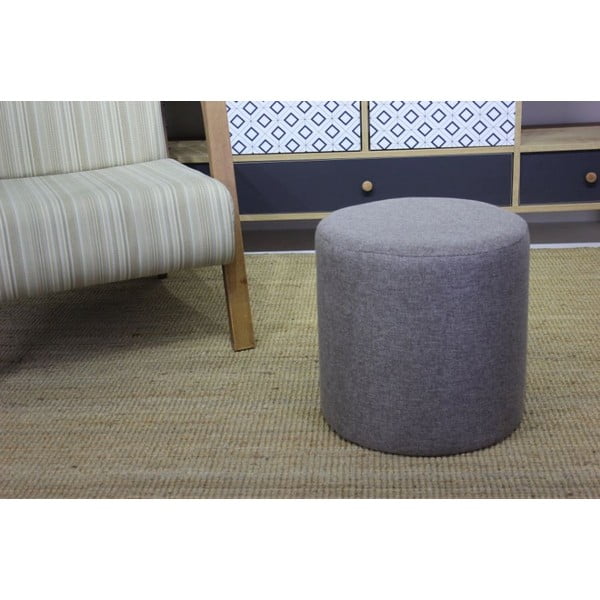 Sgabello grigio Silindir - Balcab Home-image-1