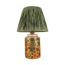 Lampada da tavolo verde con paralume in carta lavorata (altezza totale 38 cm) Alev – Opviq lights