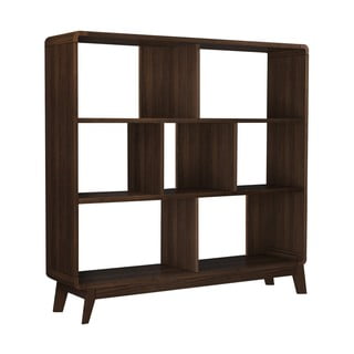 Libreria in noce 122x126 cm Cassie - Støraa