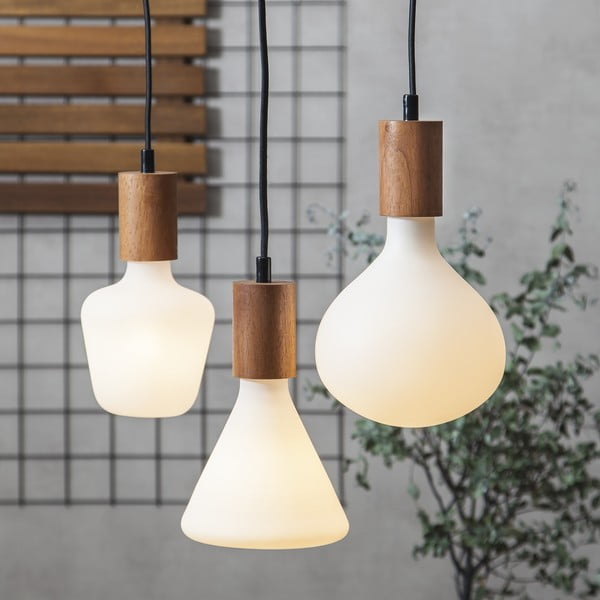 Lampada a sospensione marrone cognac - Star Trading-image-1