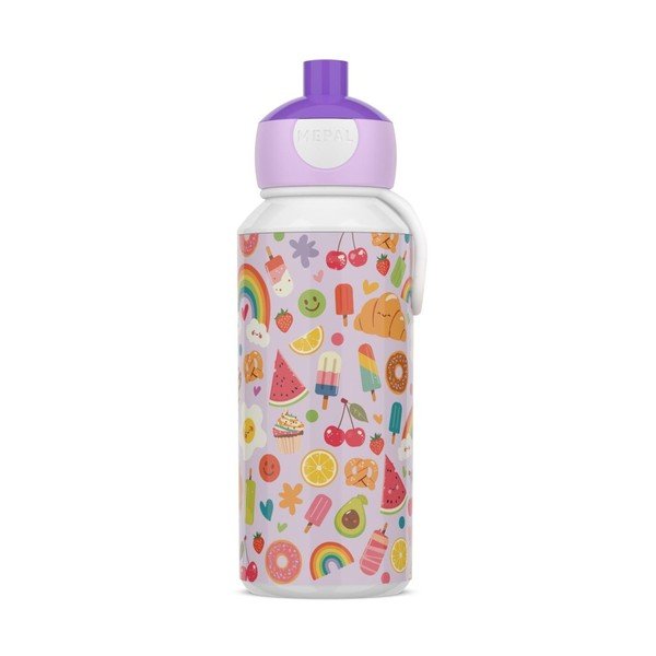 Bottiglia per bambini viola in plastica 400 ml Food Fest – Mepal