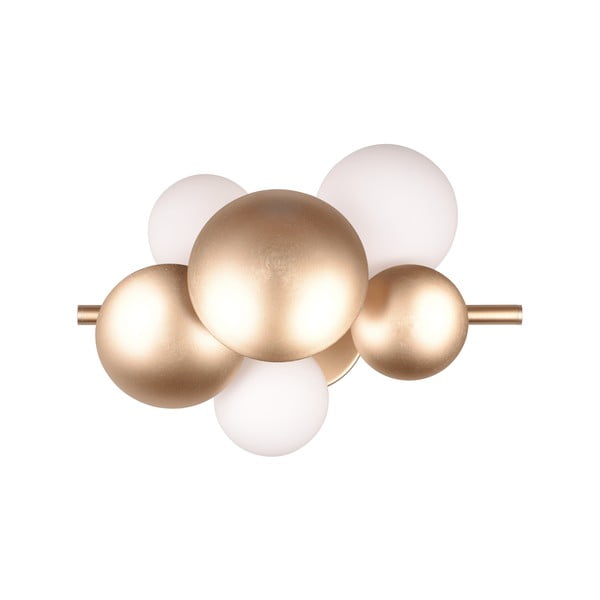 Lampada da parete in oro e bianco Bubble - Trio Select-image-4