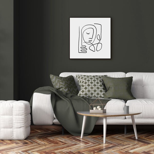 Dipinto 50x50 cm Linear Face – Styler-image-1