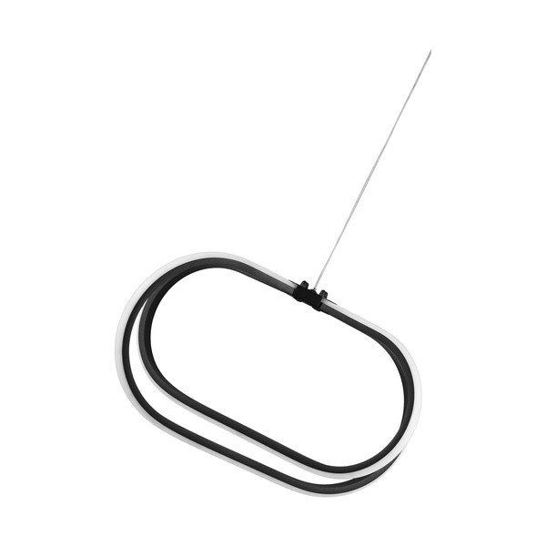 Lampadario LED nero in metallo ø 42 cm Loca – Squid Lighting-image-2
