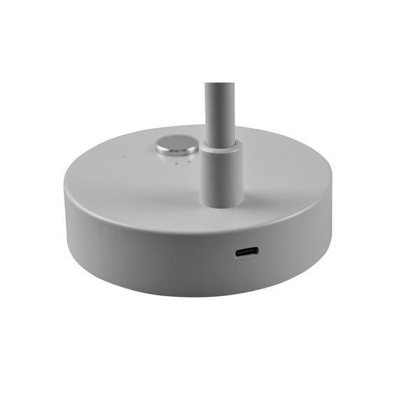 Lampada da tavolo dimmerabile a LED grigio chiaro (altezza 28 cm) Lenny - Trio-image-4