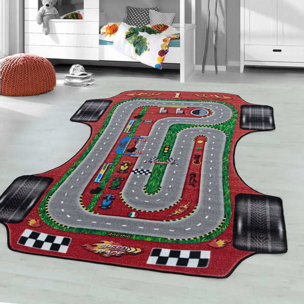 Tappeto rosso per bambini 120x170 cm Play - Ayyildiz Carpets-image-1