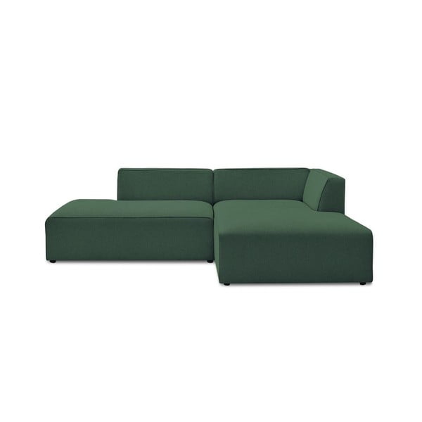 Divano angolare componibile verde (penisola a destra/a L) Megeve – Bobochic Paris