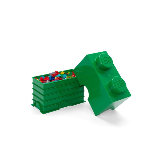 Scatola doppia di stoccaggio verde - LEGO®-image-3