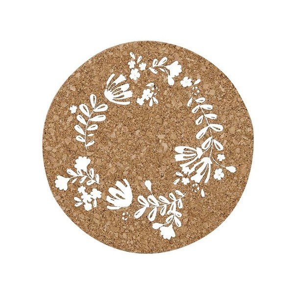 Podnos z korku Ladelle Aimer, Ø 20 cm