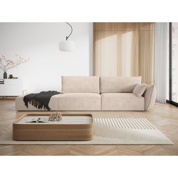 Divano angolare beige Vanda - Mazzini Sofas-image-1
