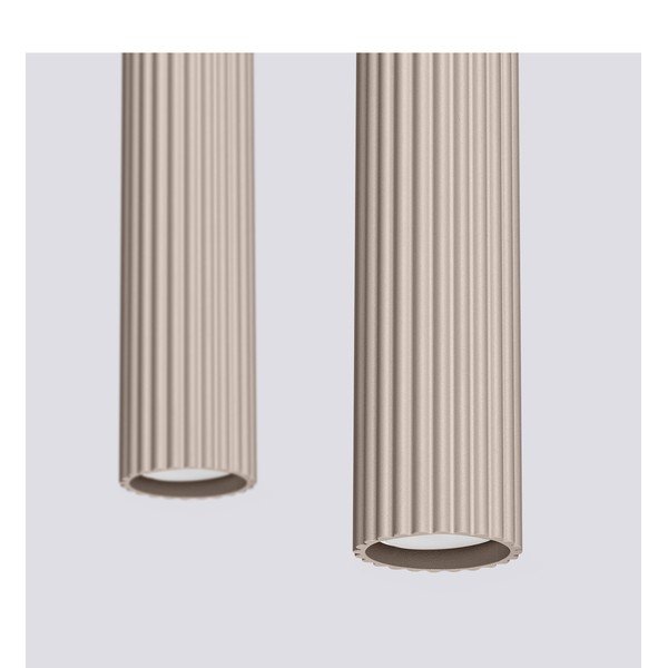 Lampadario grigio tortora in metallo Gleam – Sollux-image-4