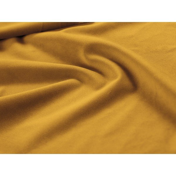 Divano in velluto giallo 190 cm Lando - Micadoni Home-image-1