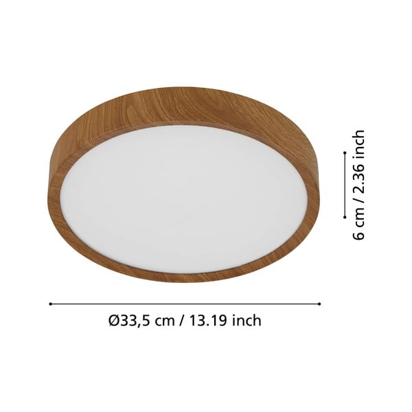 Plafoniera LED marrone MUSURITA – EGLO-image-3