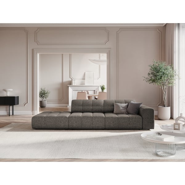 Chaise-lounge in grigio scuro (con penisola a destra) Chicago – Cosmopolitan Design-image-1