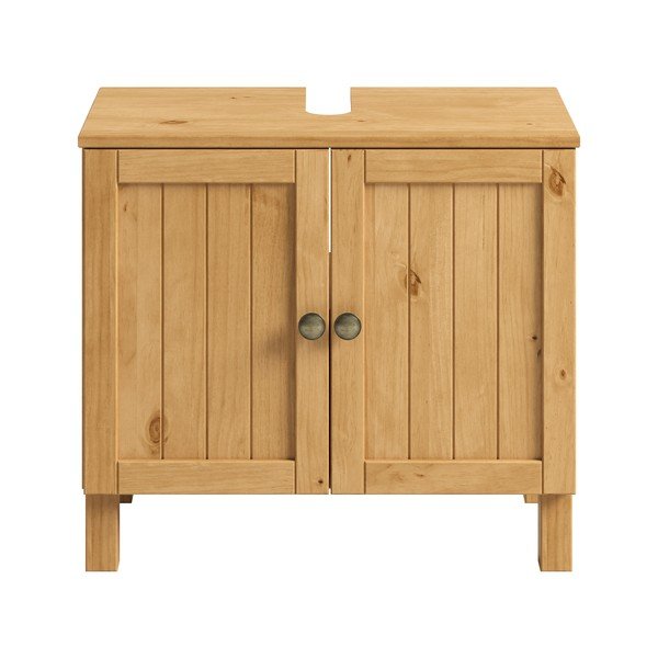 Mobile da lavabo colore naturale chiaro basso 62x55 cm Calle – Støraa