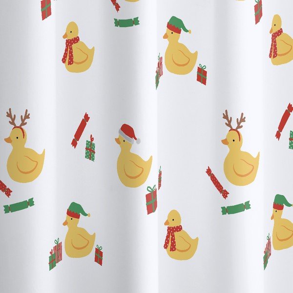 Tenda per doccia 180x180 cm Christmas Quacker – Catherine Lansfield-image-2