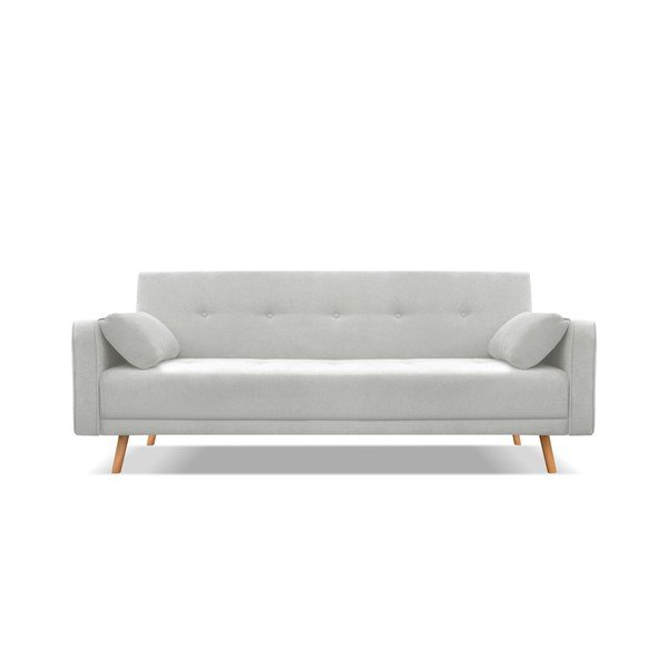Světle šedá rozkládací pohovka Cosmopolitan Design Stuttgart, 212 cm