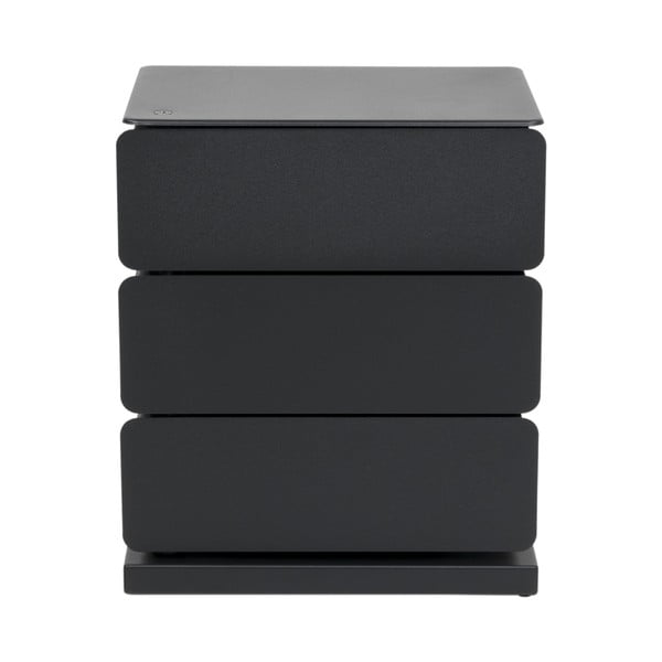 Cassettiera in metallo nero 37x54,5 cm Joey - Spinder Design