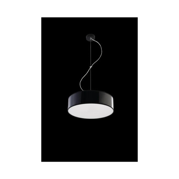Apparecchio da soffitto nero Atis - Sollux-image-1
