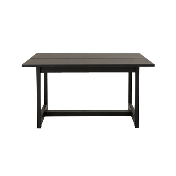Tavolino in rovere nero , 120 x 75 cm Binley - Canett