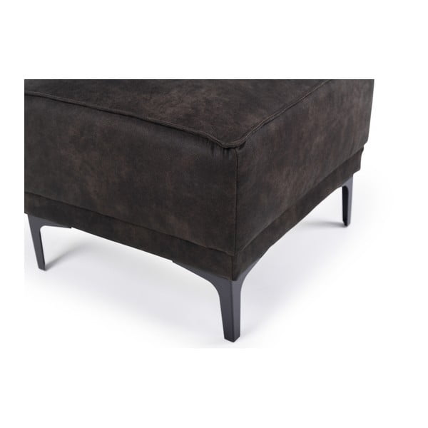 Sgabello antracite in similpelle Copenhagen - Scandic-image-4