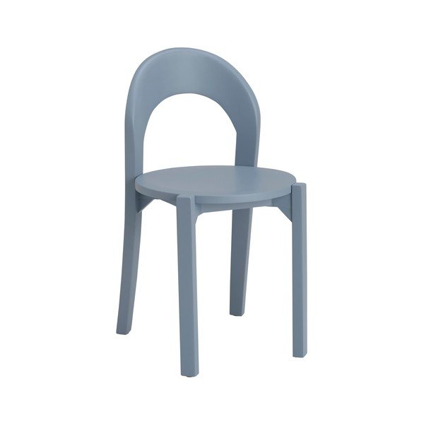 Sedie da pranzo in set azzurre in rovere massiccio 2 pz Vectrina – Ellos Home