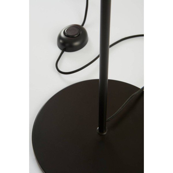 Lampada da terra bianca/nera in tessuto con intensità regolabile (altezza totale 148 cm) Juliet – Jotex-image-4