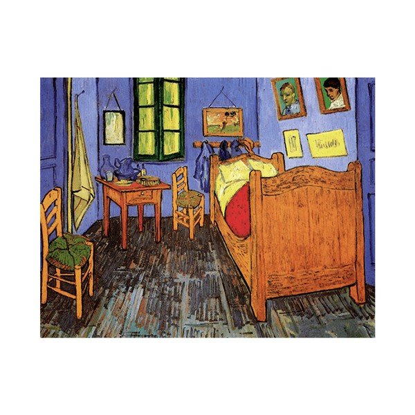 Obraz Vincenta van Gogha - Vincent's Bedroom in Arles, 90x70 cm