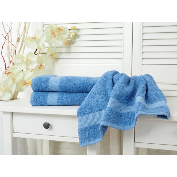 Asciugamano in spugna blu 50x100 cm Adria - B.E.S.