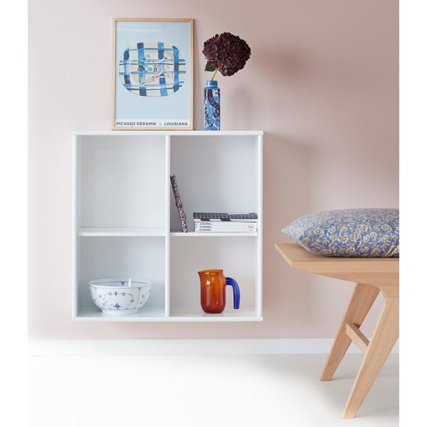 Libreria a parete bianca 025 Mistral - Hammel Furniture-image-1