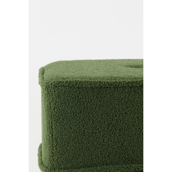 Pouf verde oliva 40x40 cm Kiki - Light & Living-image-1