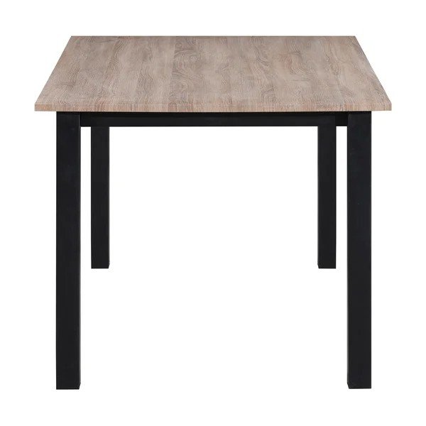 Tavolo da pranzo con piano effetto rovere 90x160 cm Durham – Støraa-image-3