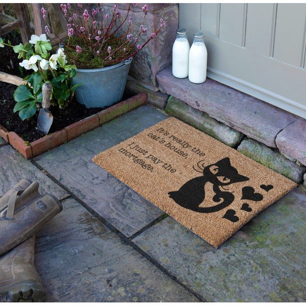 Zerbino in cocco 40x60 cm It's Really the Cats House - Artsy Doormats-image-1