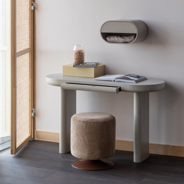 Mensola greige con ripiani multipli 39 cm Momo – WOOOD-image-1