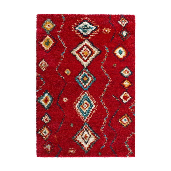 Tappeto rosso , 200 x 290 cm Geometric - Mint Rugs
