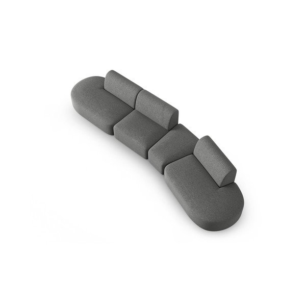 Divano grigio 412 cm Shane - Micadoni Home-image-2