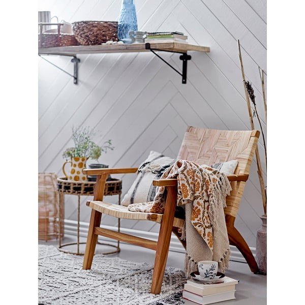 Coperta in cotone riciclato 130x160 cm Hanny - Bloomingville-image-2