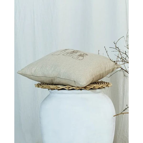 Federa decorativa in misto cotone 45x45 cm – Mila Home-image-1