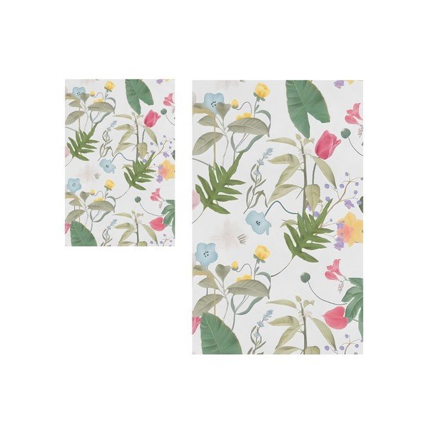 Set di tappetini per il bagno 2 pz 60x100 cm Floral – Mila Home