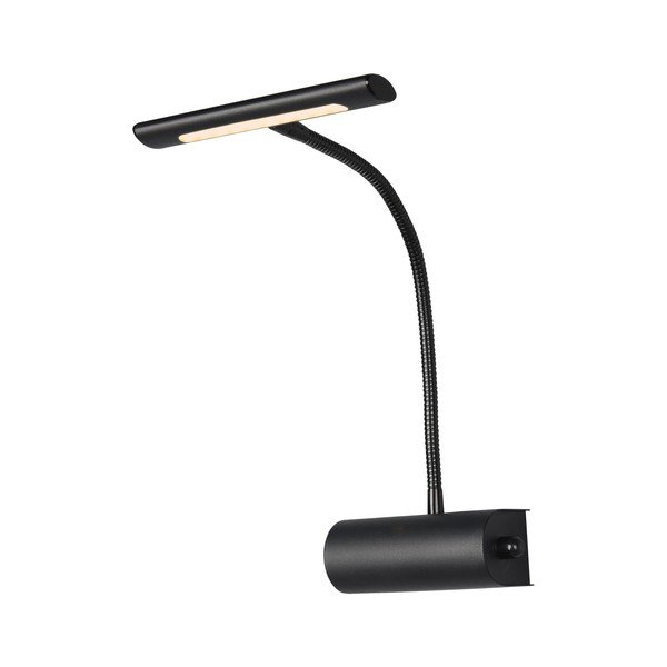 Lampada da parete LED nera opaca con struttura flessibile/con intensità regolabile Curtis – Trio-image-4