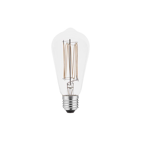 Lampadina con filamenti con luce bianca calda e presa E27, 6 W – GTV