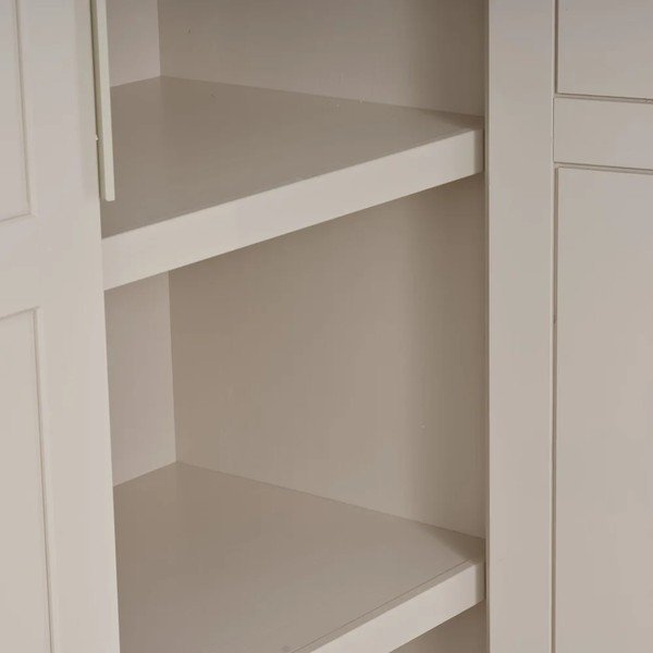 Armadietto grigio chiaro in pino massiccio 120x217x48 cm Gunnar – WOOOD-image-3
