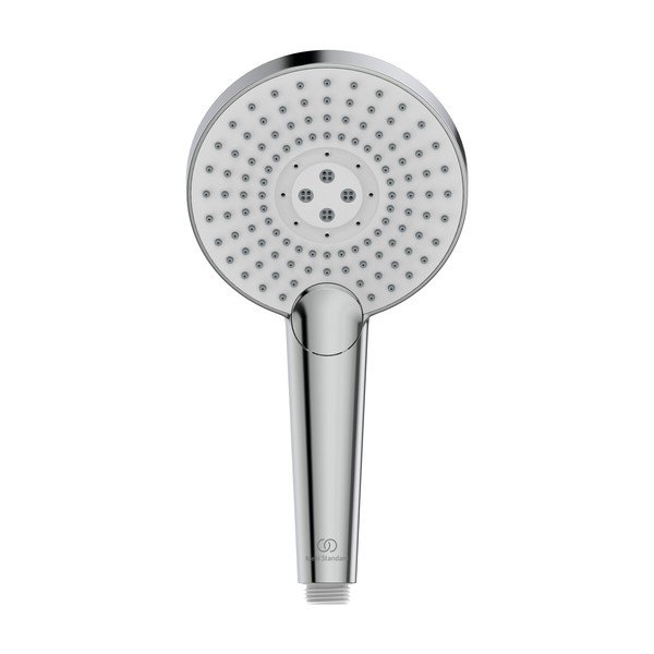 Soffione doccia da doccia in plastica argentato effetto lucido IdealRain Evo Jet - Ideal Standard-image-2